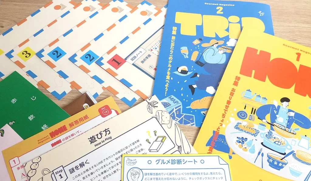 謎解きキット ひみつのグルメBOX SCRAP リアル脱出ゲーム