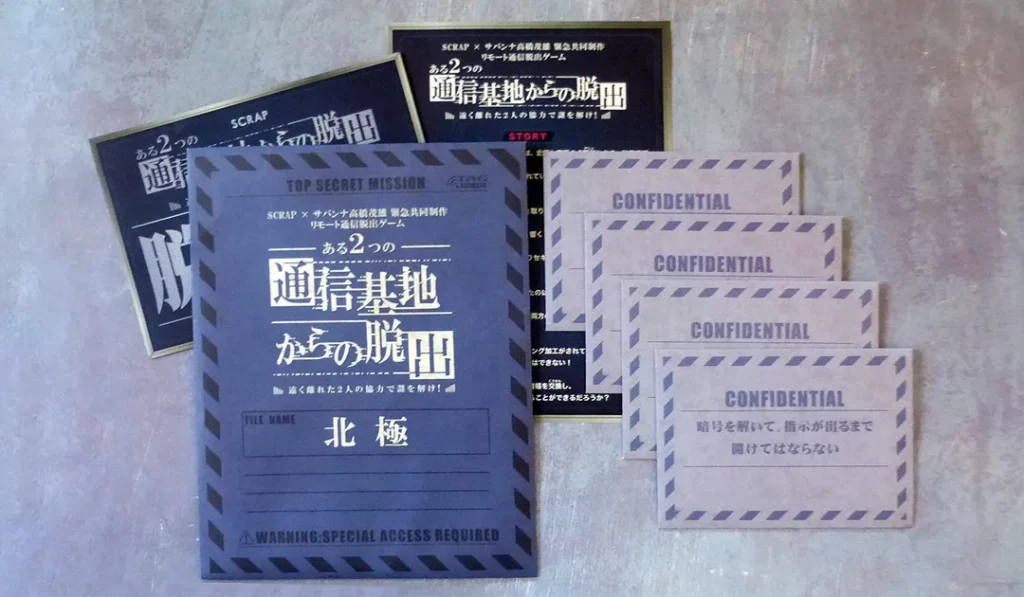 ある2つの通信基地からの脱出 北極基地キット(SCRAPリアル脱出ゲーム)